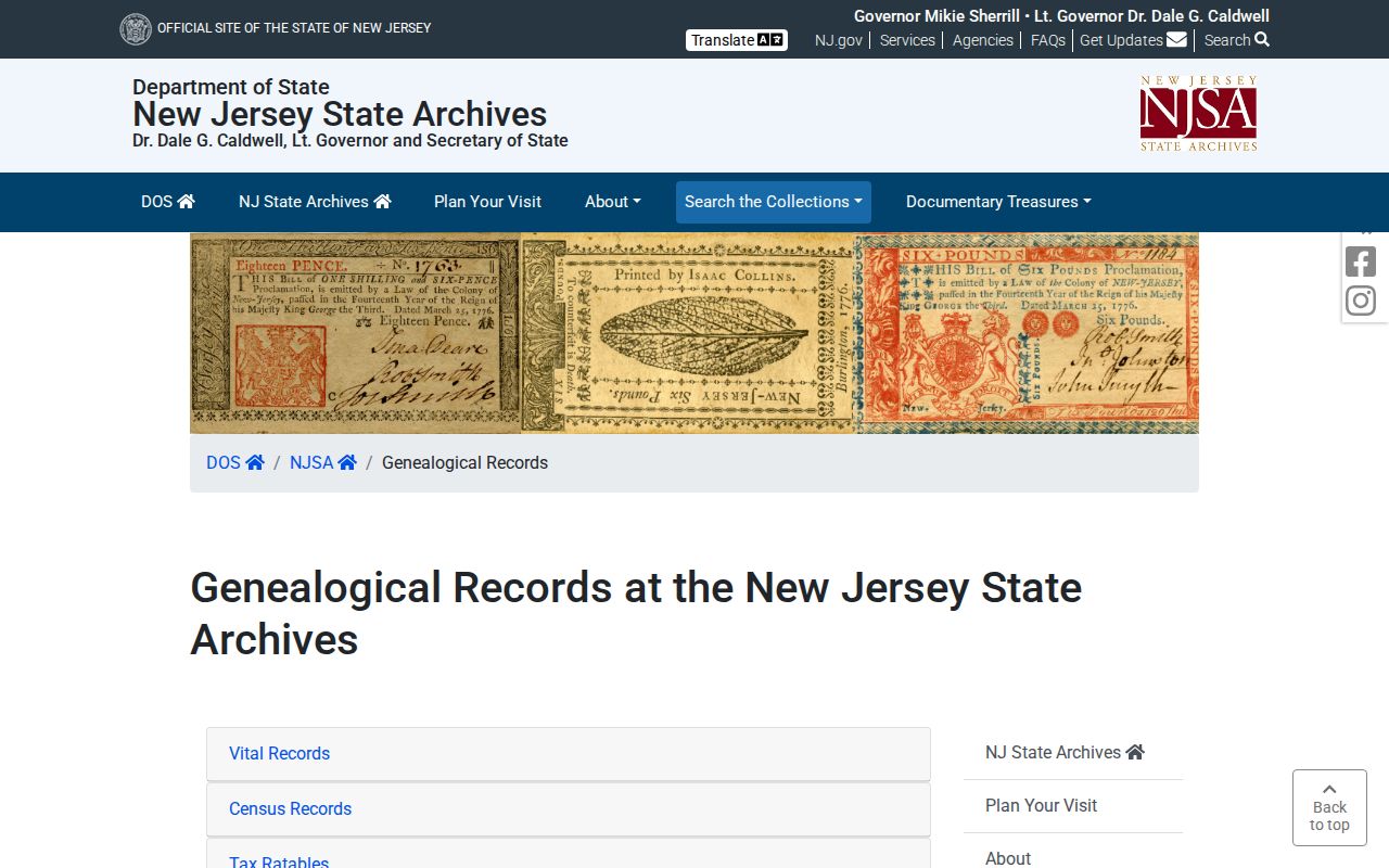 Deptford city directory research through New Jersey Archives collections