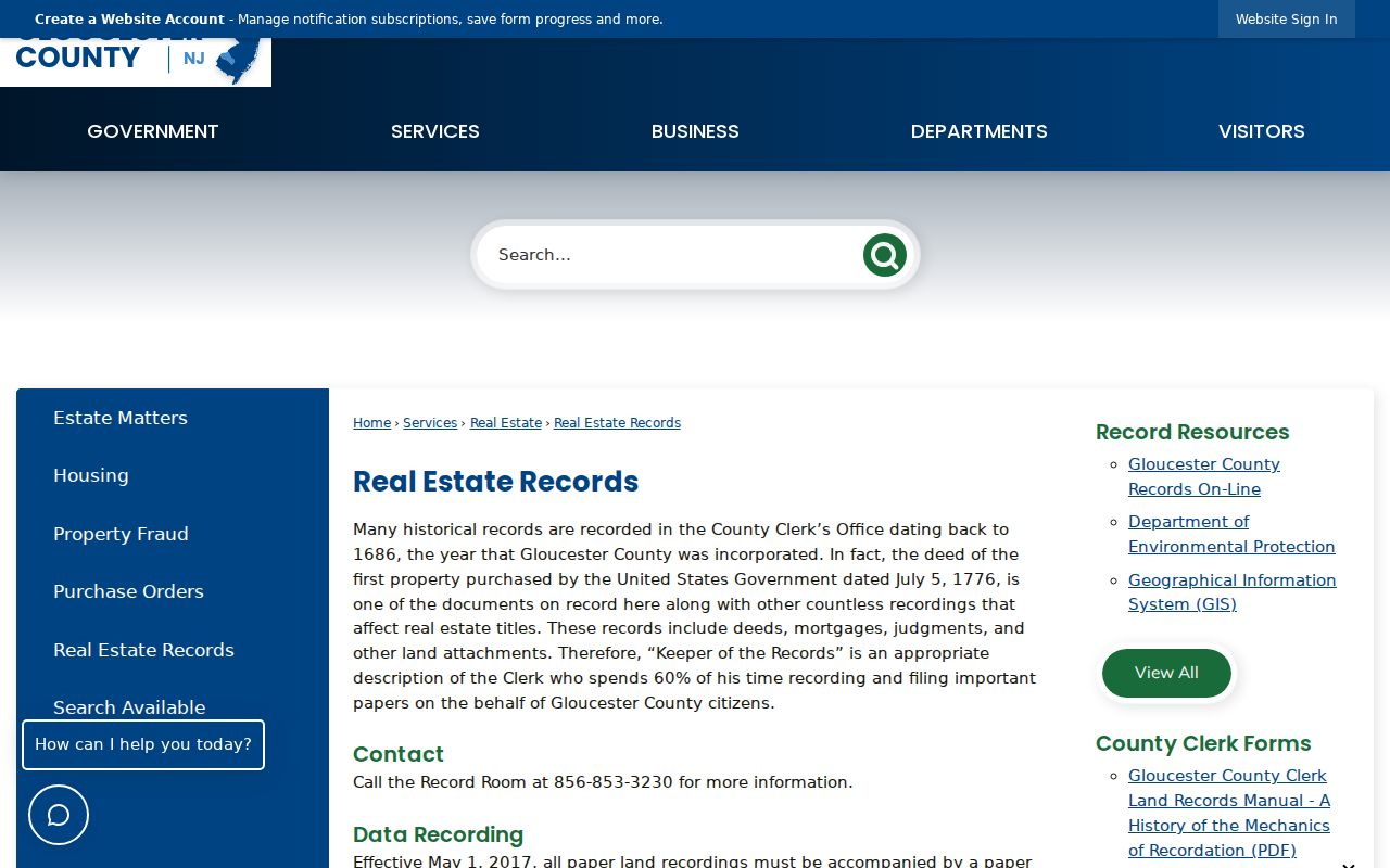 Deptford residents directory Gloucester County real estate records alert