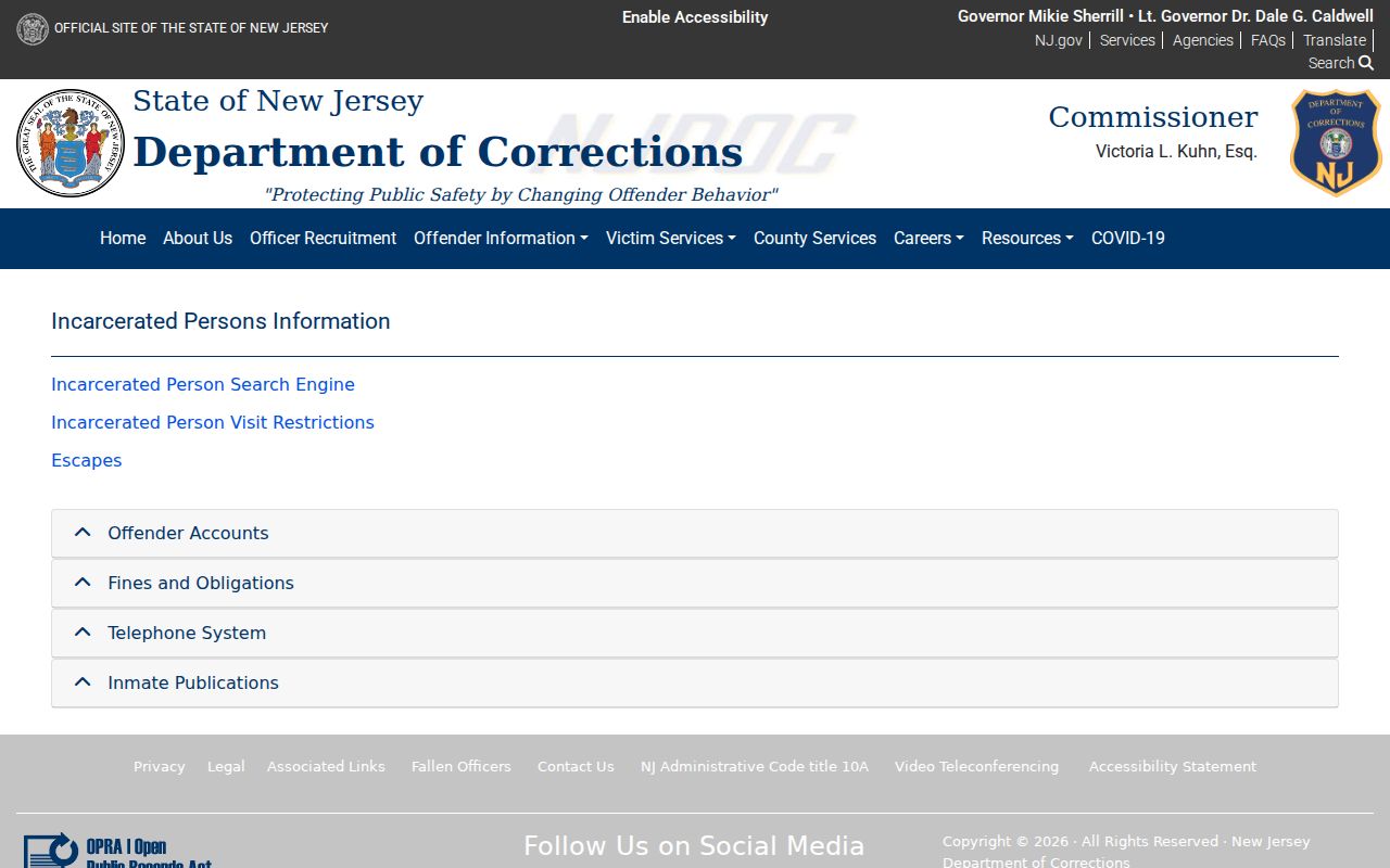 Deptford neighbors custody-information source limits